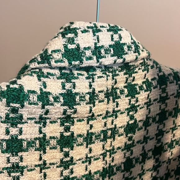 Zara Green and white blazer - Picture 6 of 6